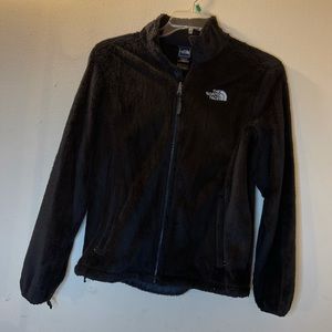 The north face back fuzzy jacket